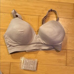 Kindred Bravely - Large - mauve color nursing/pumping bra